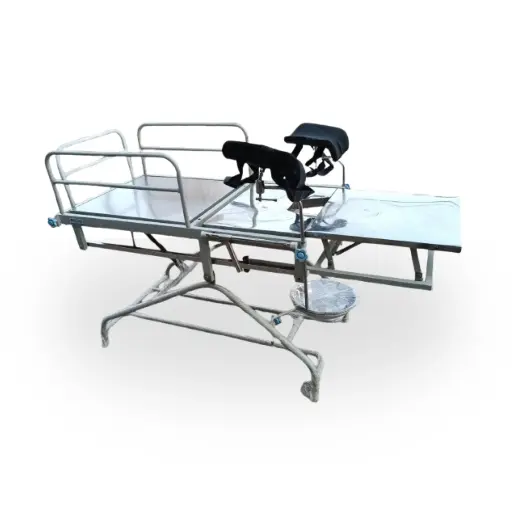 Uniequip Obstetrics Labour Table Deluxe – Adjustable & Sturdy Birthing Table for Maternity Clinics & Hospitals